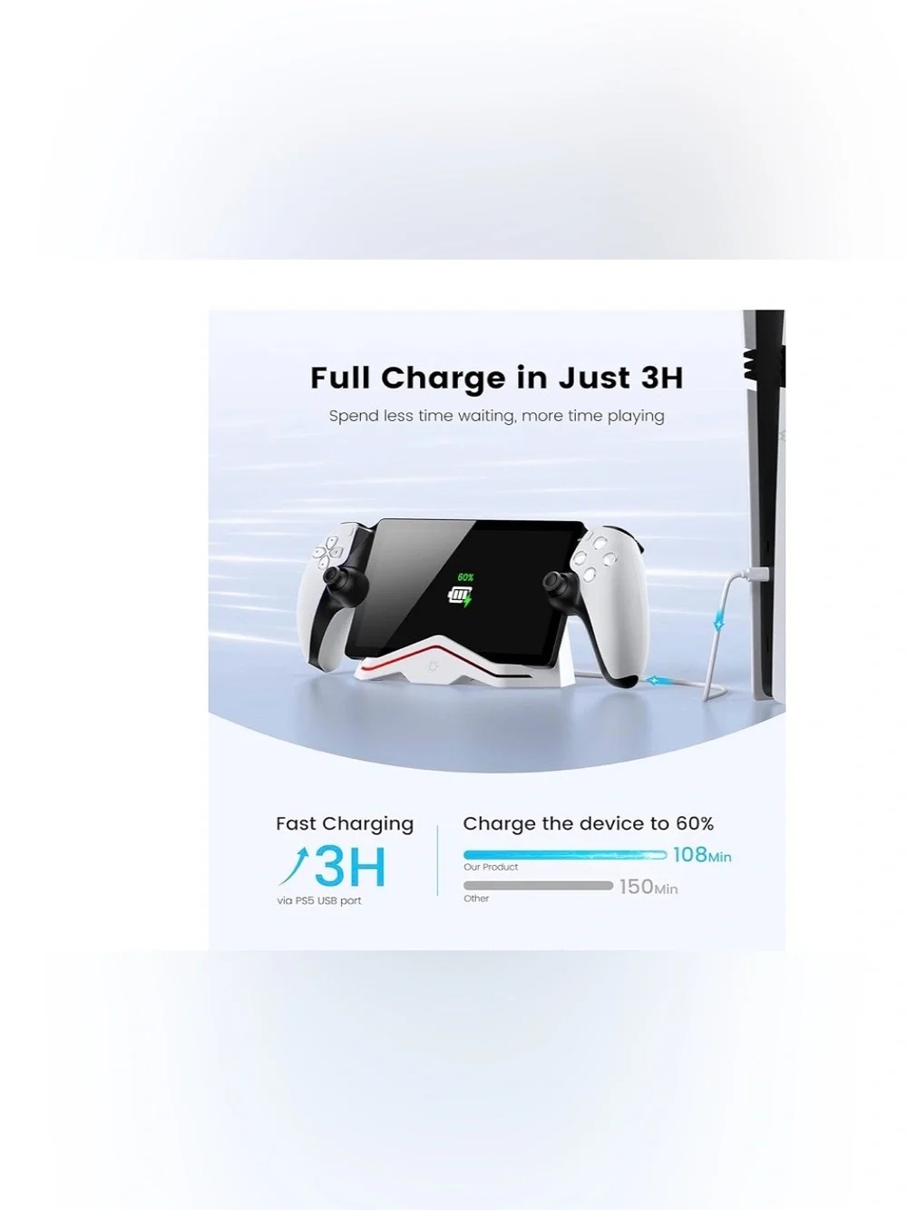 Hosanwell PlayStation Portable Remote Charging Station